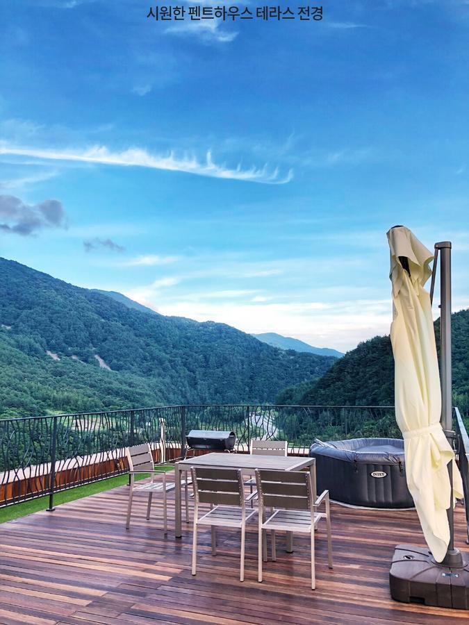 Pine Forest Jeongseon Alpine Resort Exterior foto